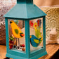Just a Chirping Fused Glass Lantern, June 24th 2024